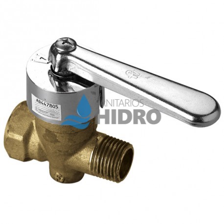 LLAVE GAS 1" CROMO ALARSA