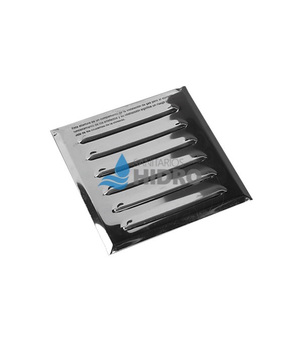 REJA DE GAS ACERO 15X15 DUAL