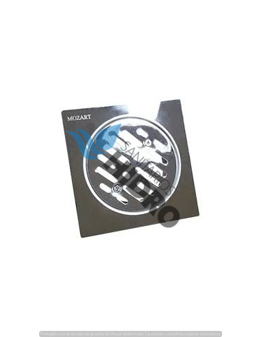REJA PISO ACERO CROMO 10X10 DACCORD