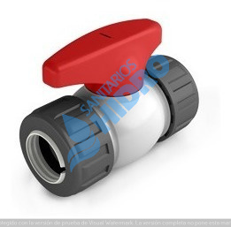LLAVE ESF1/2" PVC CON ACOPLE DUKE