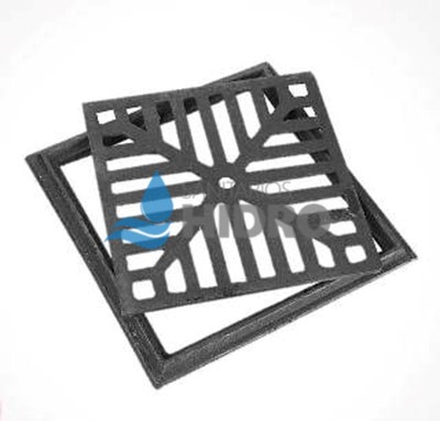 REJA PISO FUNDICION 25 X 25 C/MARCO