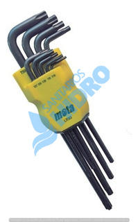 LLAVE TORX CORTA 9PZS MOTA
