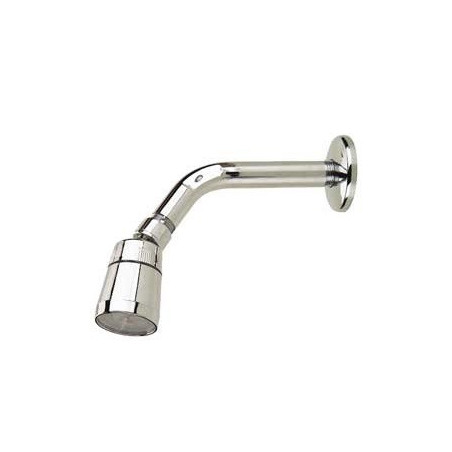 FLOR DE DUCHA PVC CROMADA