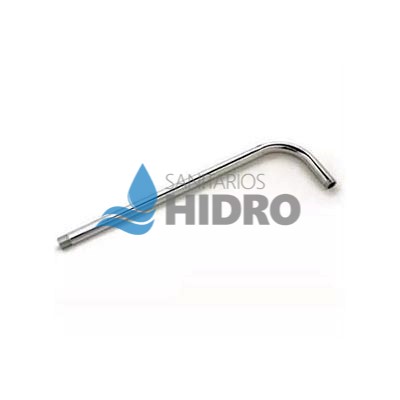 BRAZO DUCHA 20CM A 45° ACERO INOX