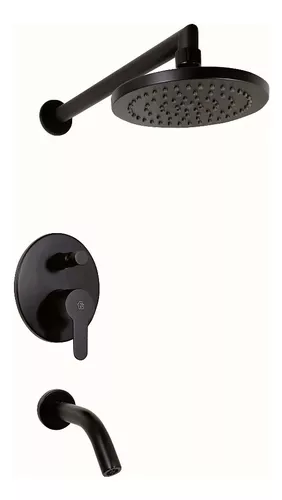 DUCHA FV EMB C/T MONO PUELO NEGRO