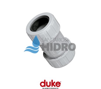 ACOPLE DUKE RAPIDO 1" PVC