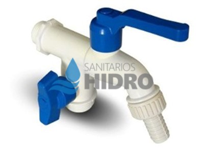 CANILLA LAVARROPA PVC DOBLE DUKE
