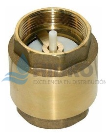 VALVULA RETENCION BRONCE 1 1/2"