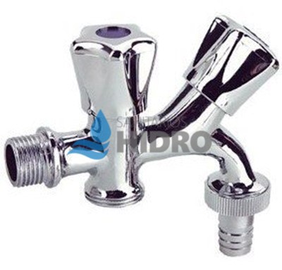 CANILLA LAVARROPA METAL DOBLE