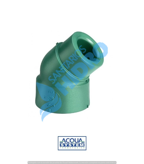 CODO ACQUA SYSTEM 20 A 45º M-H