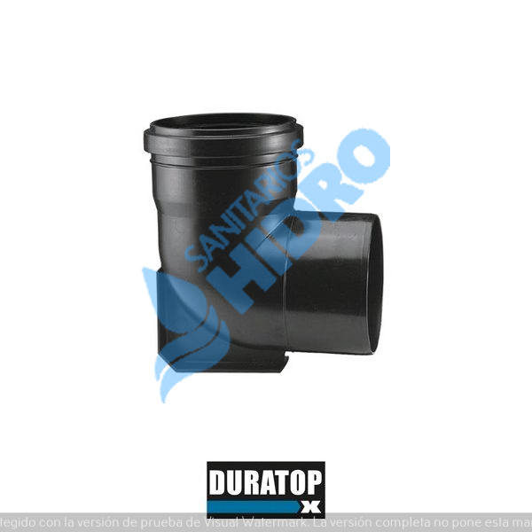 CODO DURATOP CON BASE 110 A 87º M-H