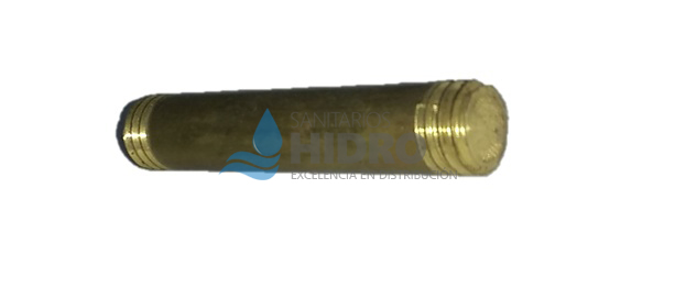 PERNO DE BRONCE C/TUERCA N°1