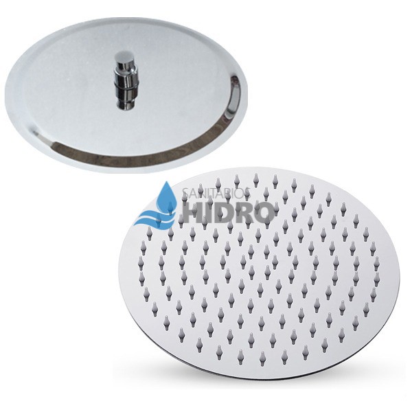 DUCHA ACERO REDONDA SLIM 10"