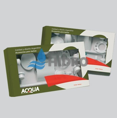 ACCESORIOS ACQUA 5 PIEZ. BLANCO
