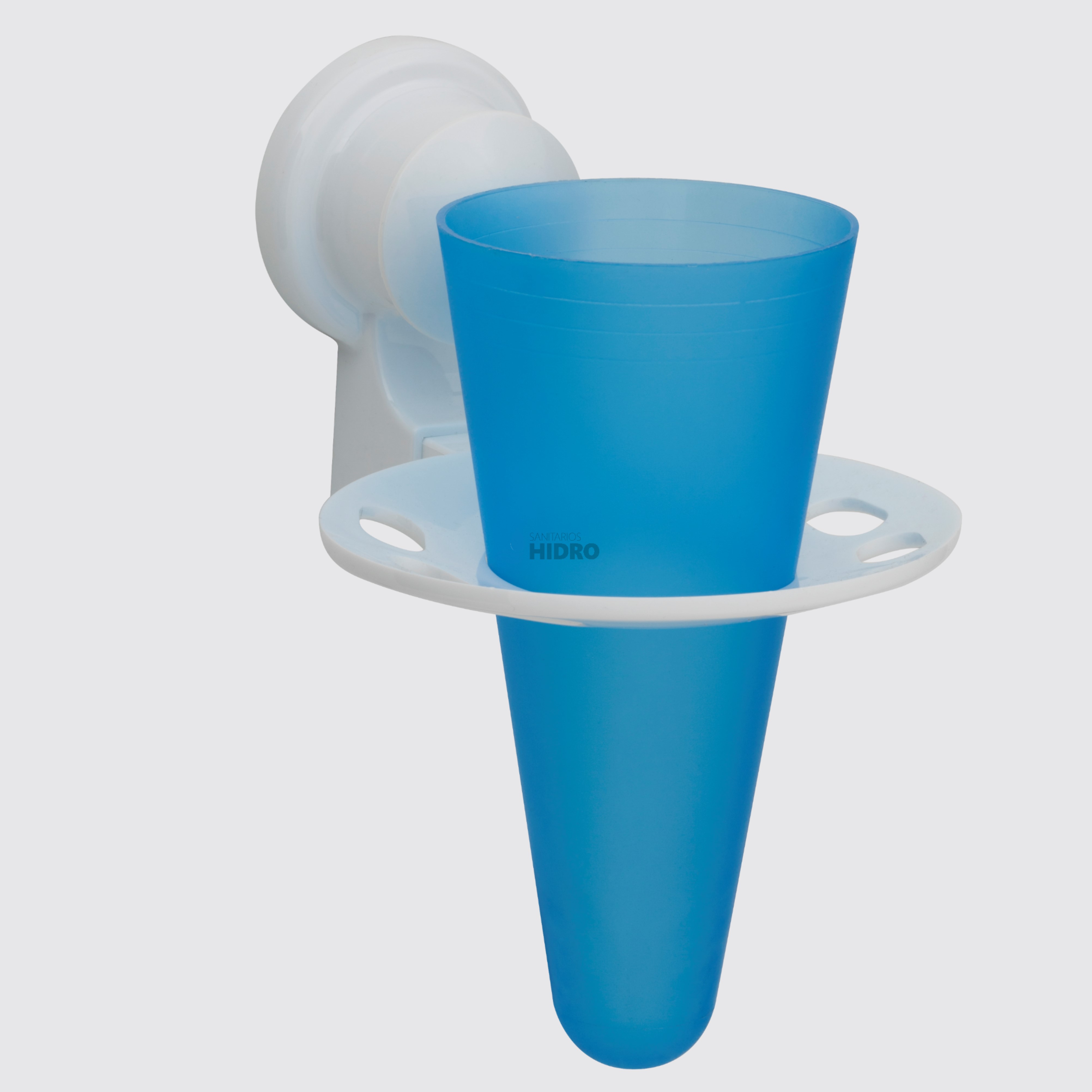 PORTA CEPILLO Y VASO BLANCO ACQUA