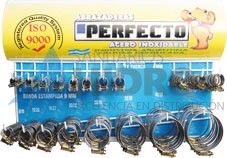 EXHIBIDOR COMPLETO 228 ABRAZADERAS