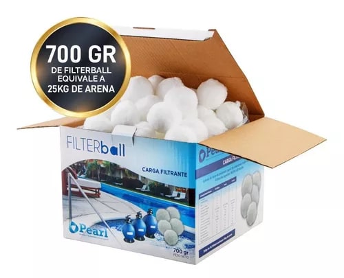 CARGA FILTRO FILTERBALL 700GR PEARL