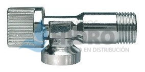 MINI VALVULA A CODO P/FLEXIBLE 1/2"