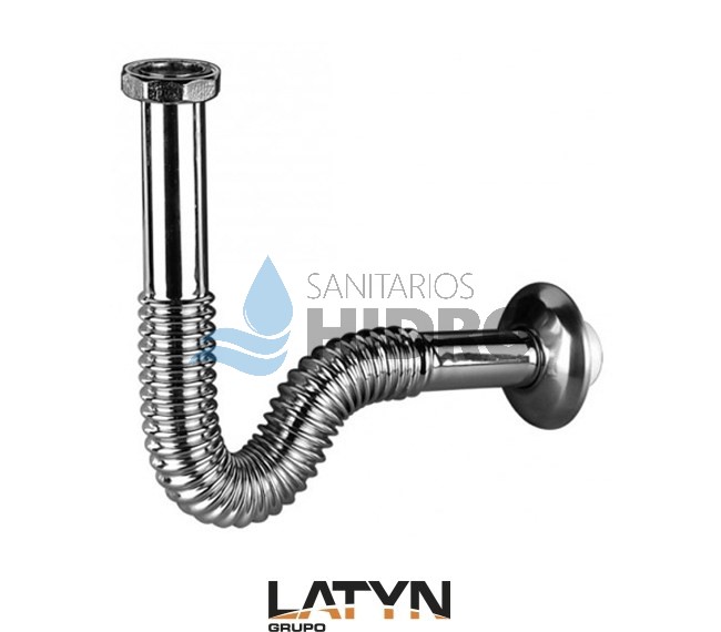 DESCARGA LAVATORIO FLEXIBLE ACERO