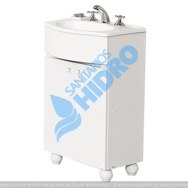 VANITORY TRENTO BACHA RESINA 50CM3A