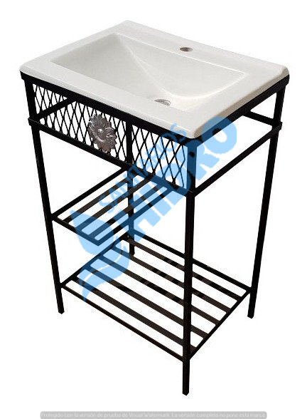 VANITORY HIERRO BACHA 50 1A