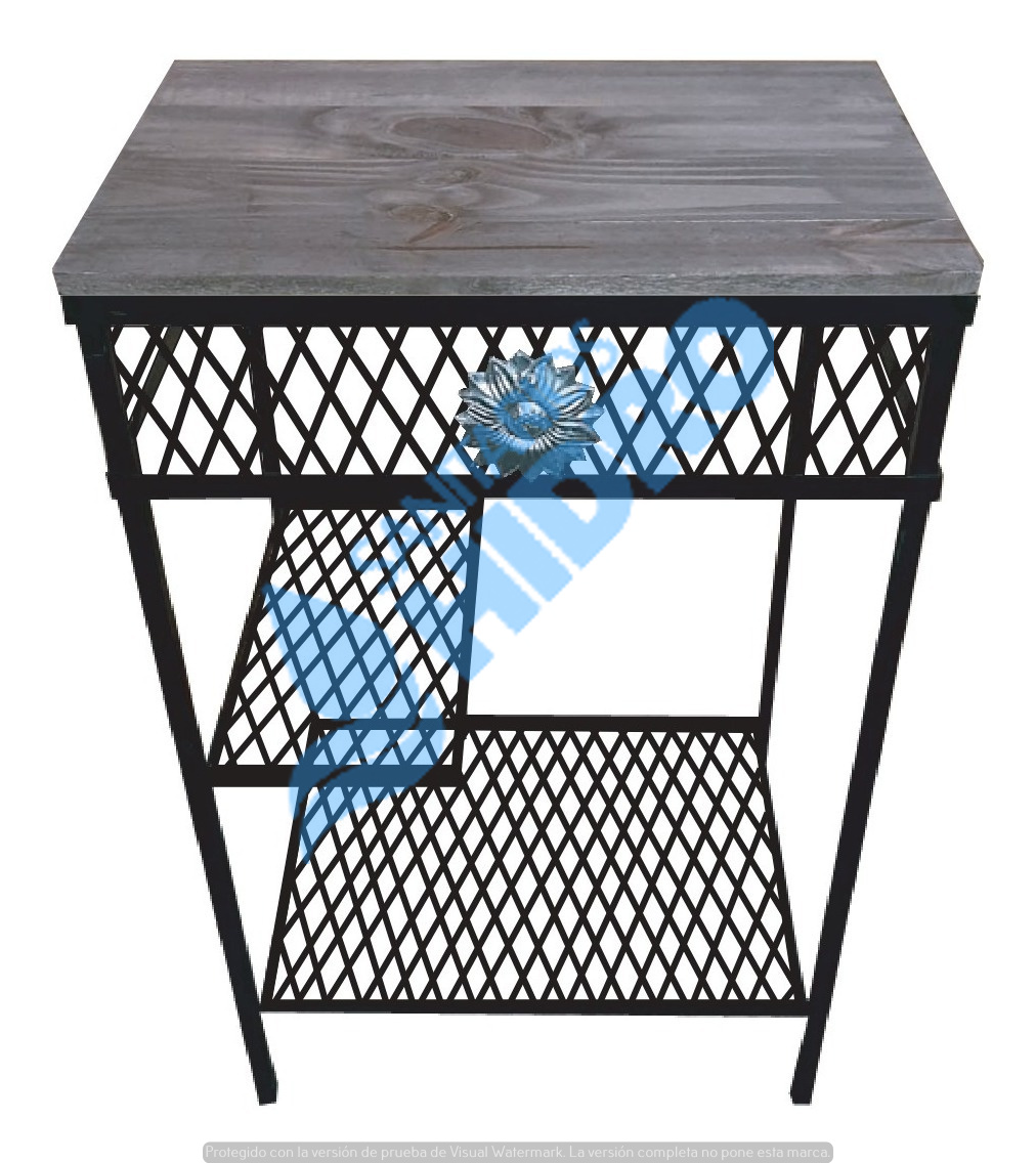 VANITORY HIERRO T. MADERA 50CM