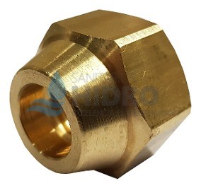 TUERCA CONEX.BRONCE 1/2" P/REFRIGER
