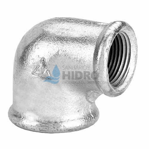 CODO GALVANIZADO 3/4" X 1/2"