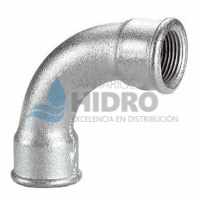 CURVA GALVANIZADO 1" H-H
