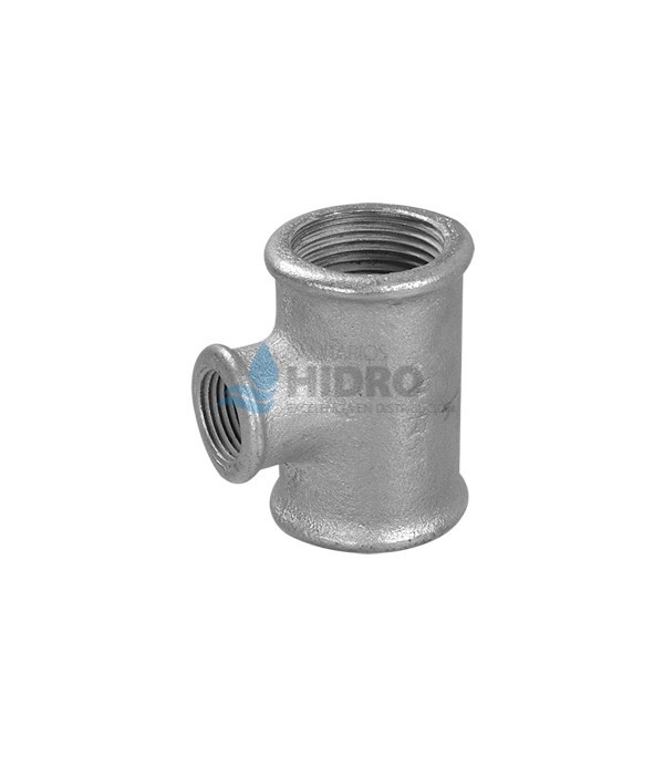 TEE GALVANIZADO 1" X 1/2"