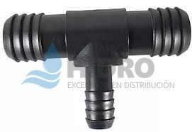 ESPIGA TEE TRIPLE 1" X 1/2" X 1"