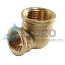 CODO BRONCE 1" X 1/2"