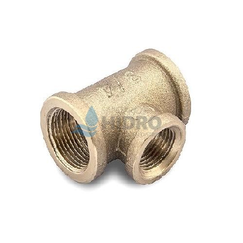TEE BRONCE 3/4" X 1/2"