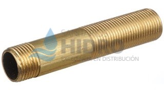 NIPLE COLECTOR 1" X 20CM. BRONCE