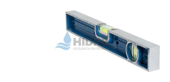 NIVEL ALUM.TUBO VID/COMUN 30CM