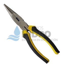 PINZA M/CAñA RECTA AISL.C/TOPE 8"