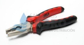 PINZA UIVERSAL C/TOPE SATINADO 7"