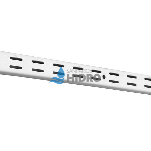 RIEL DOBLE 0.50MTS. BCO.(2U)
