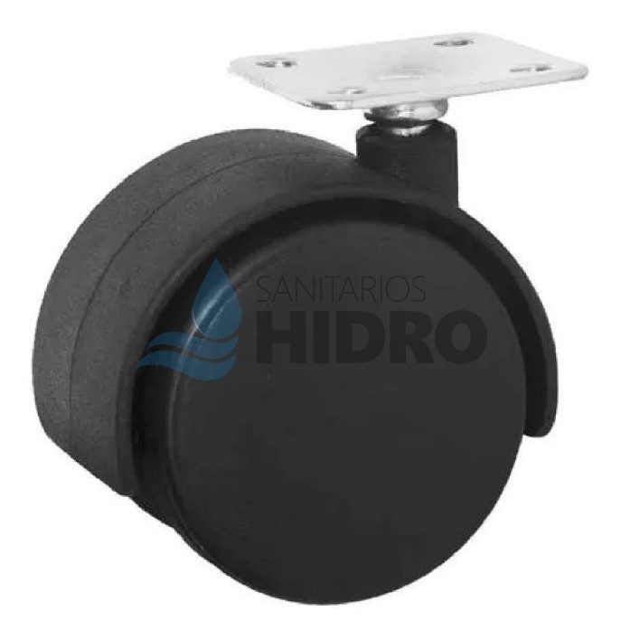 RUEDA PLASTICO C/BASE 40MM TP (4U)