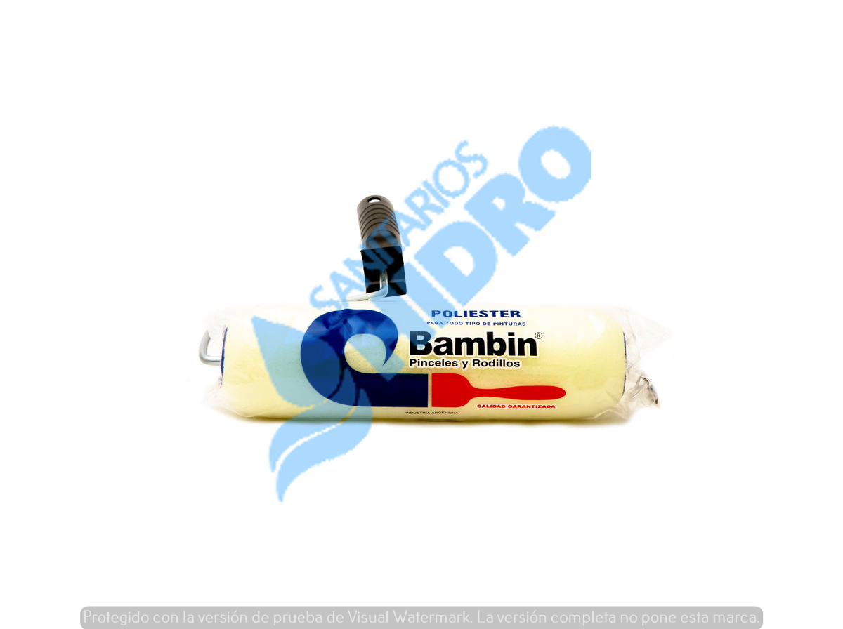 RODILLO BAMBIN POLYESTER 18CM