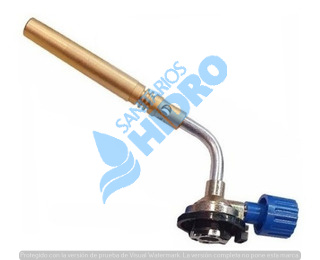 SOPLETE BUTANO BRONCE 16MM LARGA
