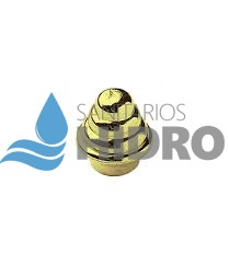 TERMINAL PLASTICO DORADO 1/2 (100U)