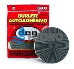 BURLETE AUTOADHESIVO 15X10X5MM DAG