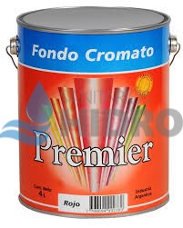 FONDO CROMATO ROJO 1/2LT. PREMIER