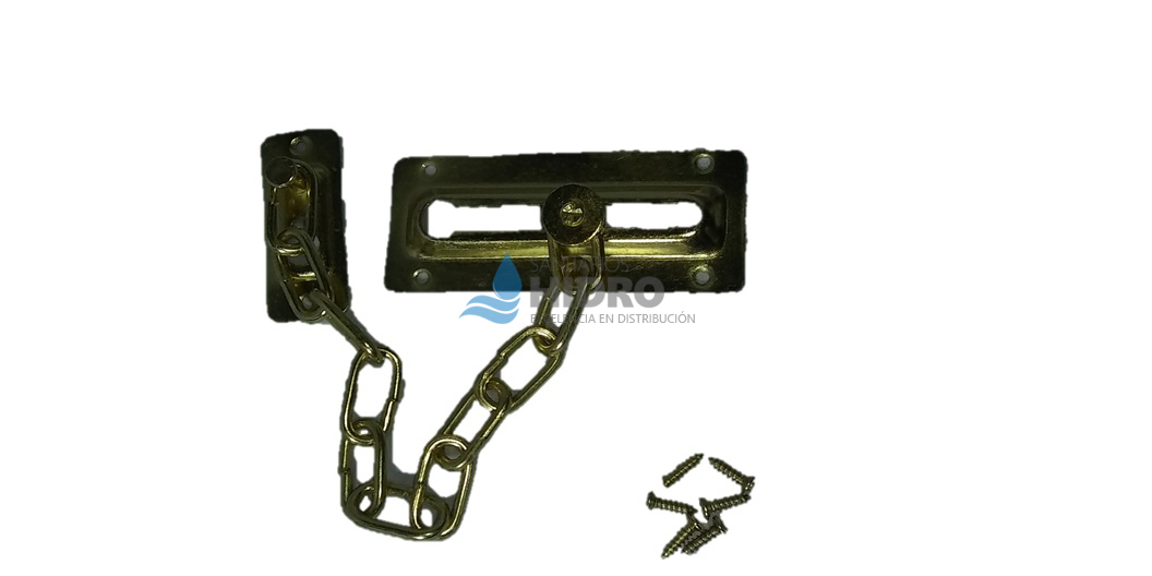 PASADOR CADENA 90X36CM BRONCEADA