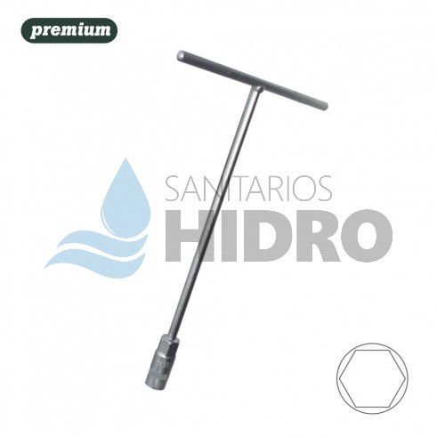 LLAVE T LARGO 310MM 1/4" MOTA