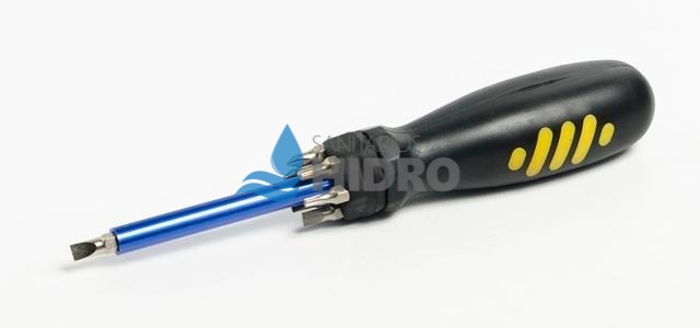 DESTORNILLADOR 4 PUNTAS INTERCAMBIA