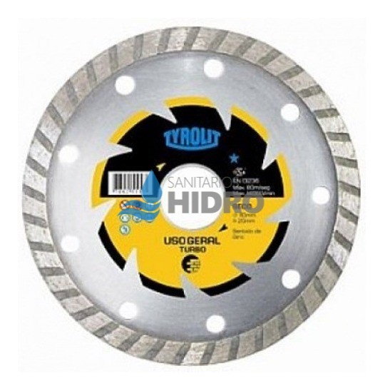 DISCO DIAMANT TURBO 114 TYROLIT