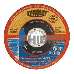 DISCO TYROLIT SECUR 114 X 3.2MM(25U