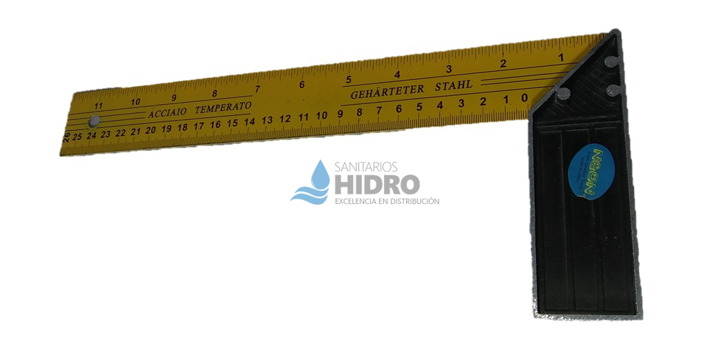 ESCUADRA CARPINTERO 30 CM METALICA